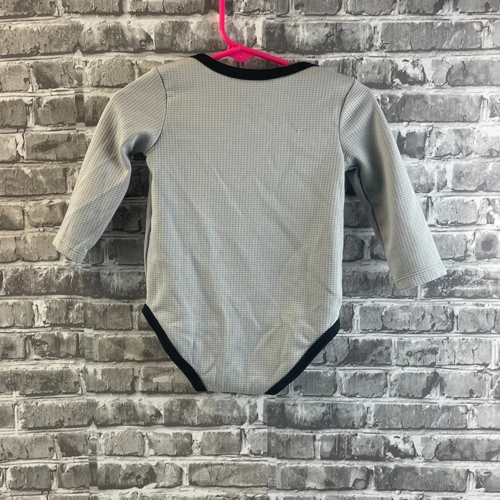 Nike Kids Gray onesie with Colorful Print‎